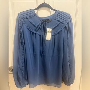 New w/ tags Ralph Lauren Blue Blouse